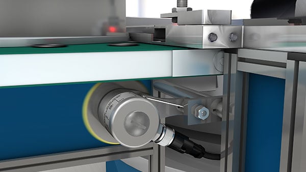 Buffer zone – belt speed control